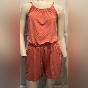 Zenana Outfitters Coral Romper